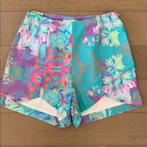 Sabo Skirt High Waisted Floral Shorts